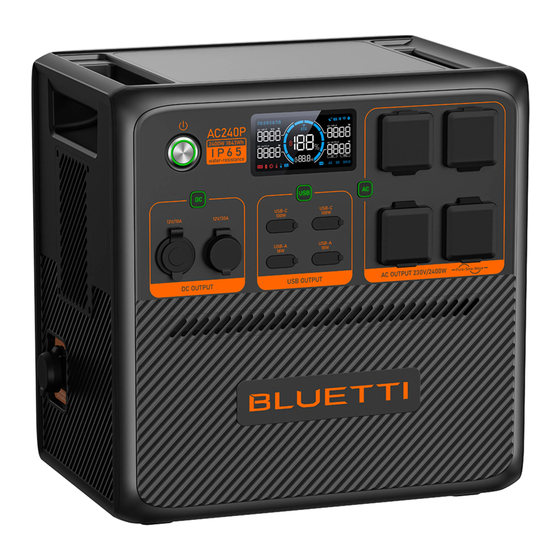 Bluetti AC240P Benutzerhandbuch
