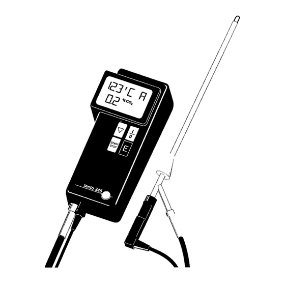 testo 345 Bedienungsanleitung