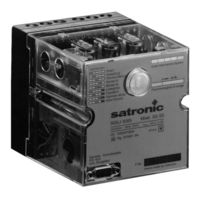 Honeywell satronic SGU 930i Bedienungsanleitung