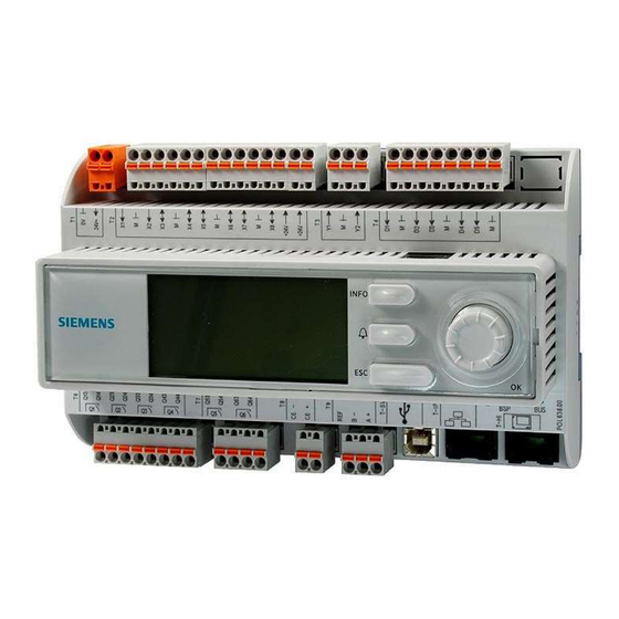 Siemens MANDIK Climatix Kurzanleitung