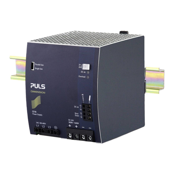 Puls dimension QT40.242 Bedienungsanleitung