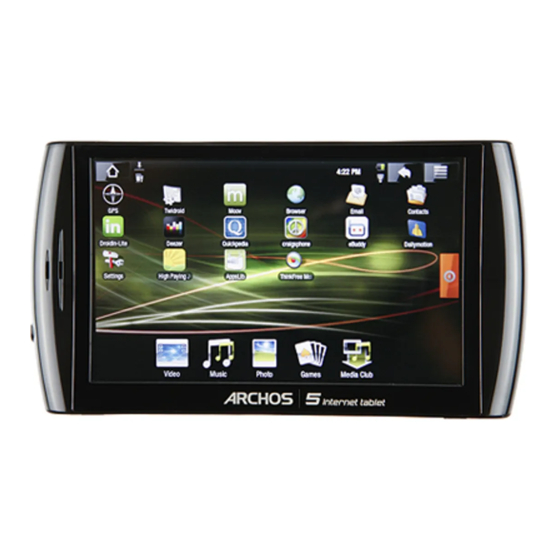 Archos 5 Benutzerhandbuch