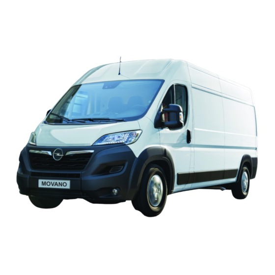 Opel MOVANO 2023 Betriebsanleitung
