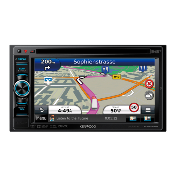 Kenwood DNX4230TR Handbuch