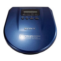 Sony D-E555 Bedienungsanleitung