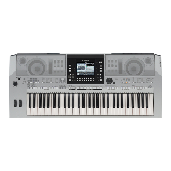 Yamaha PSR-S910 Referenzhandbuch