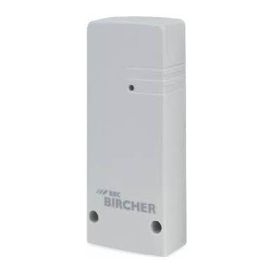 BBC Bircher XRF-T.2 Beiblatt Zur Originalbetriebsanleitung