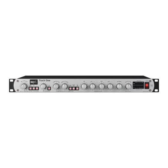 SPL Track One 2960 Bedienungsanleitung