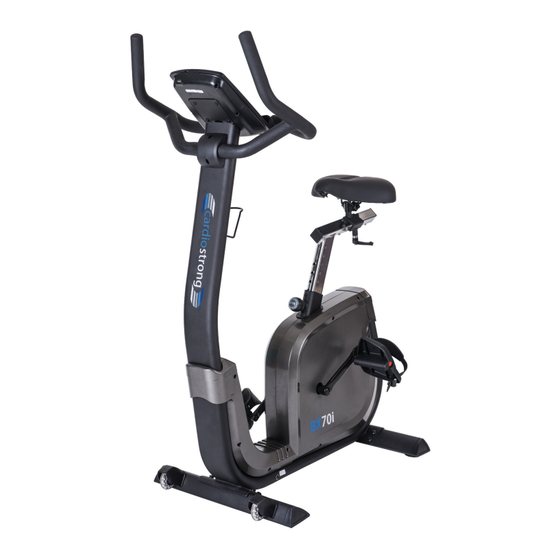 CARDIO STRONG BX70i Montage- Und Bedienungsanleitung