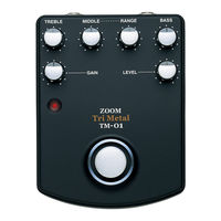 Zoom Zoom Tri mETAL tm-01 Bedienungsanleitung
