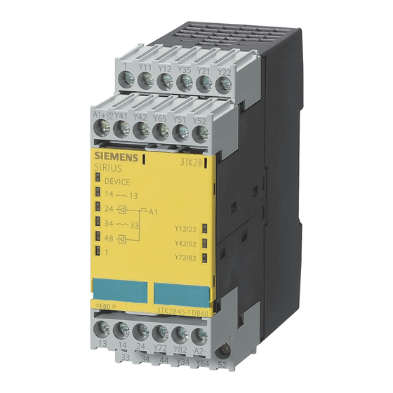 Siemens SIRIUS 3TK2845 Bedienungsanleitung