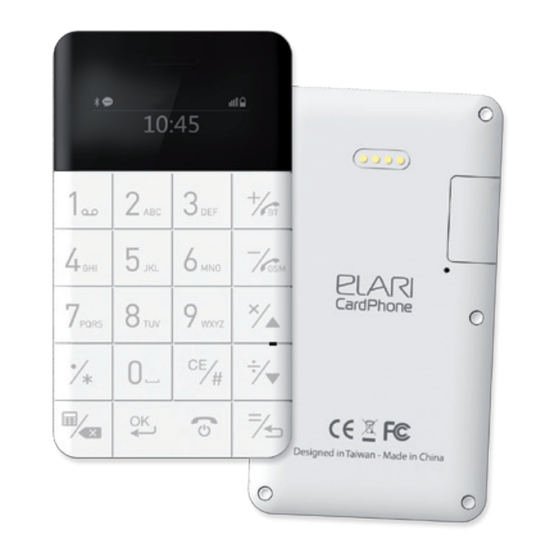 Elari CardPhone Handbuch