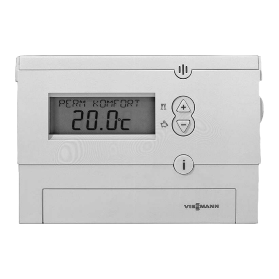 Viessmann Vitotrol 100 Typ UTD-RF Montageanleitung