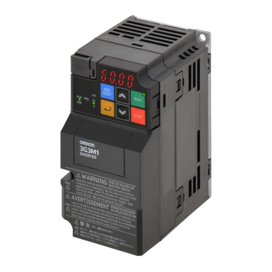 Omron 3G3M1 Kurzanleitung