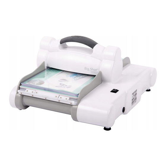 SIZZIX Big Shot Express Bedienungsanleitung