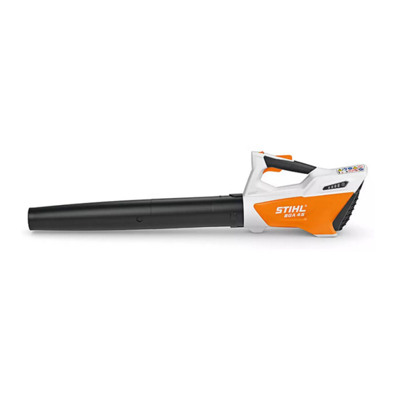 Stihl BGA 45 Gebrauchsanleitung