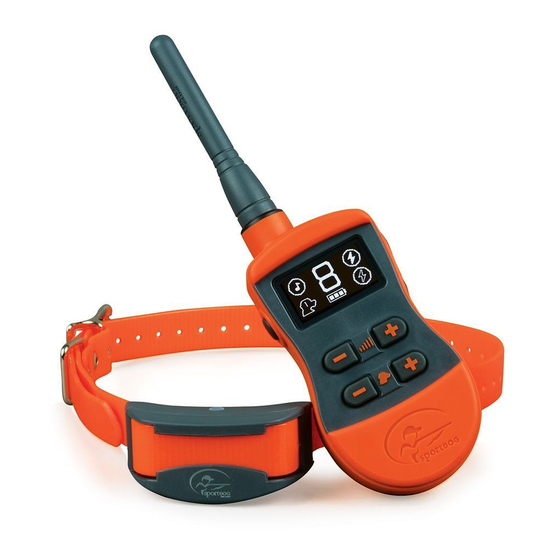 SportDOG SportTrainer SD-875E Handbücher