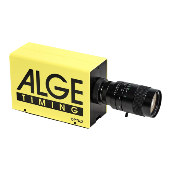 ALGE-Timing OPTIc2 Anleitung