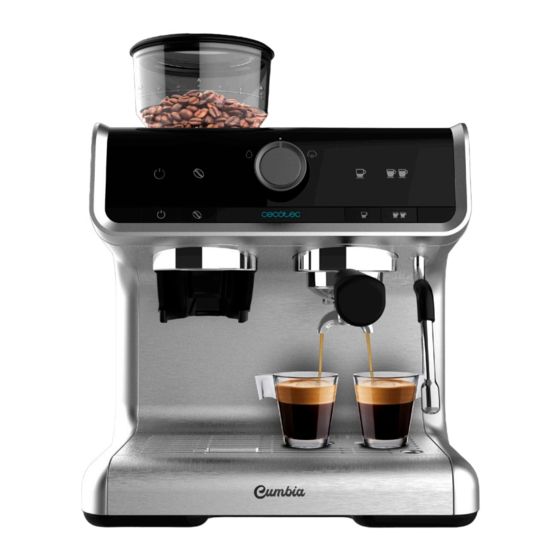 cecotec Cumbia POWER EXPRESSO 20 BARISTA CREAM Bedienungsanleitung