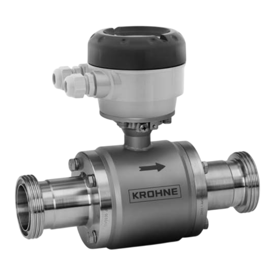 KROHNE OPTIFLUX 6000 Handbuch