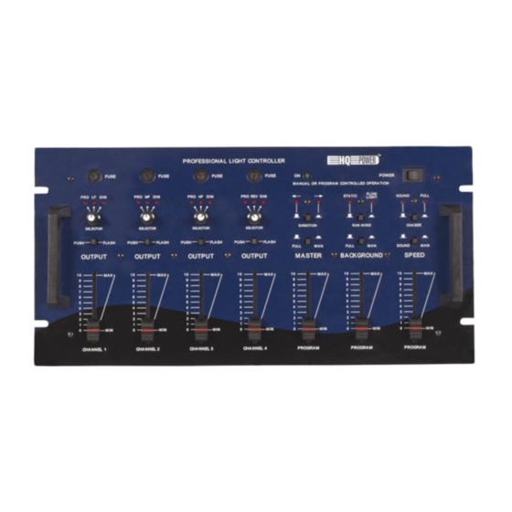 HQ Power VDLC4000 Kurzanleitung