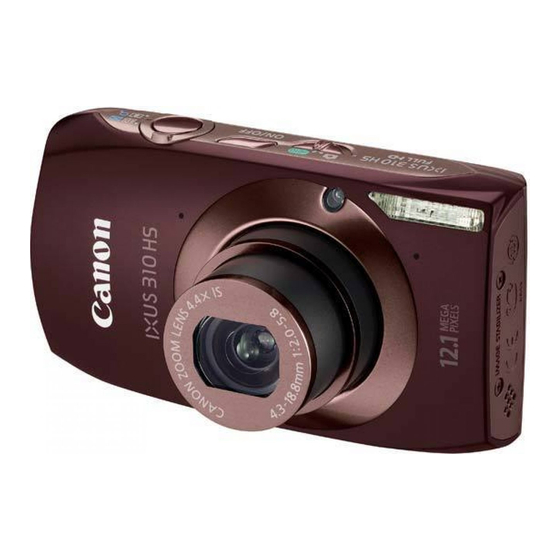 Canon IXUS 310 HS Benutzerhandbuch