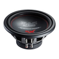 Mac Audio SX 12 Bedienungsanleitung/Garantiekunde