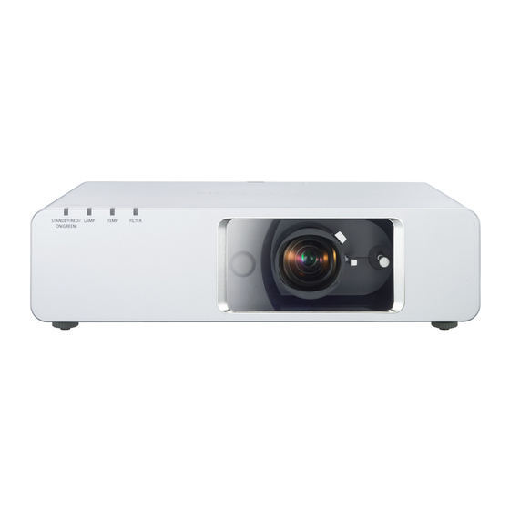 Panasonic PT-FW300NTE Bedienungsanleitung