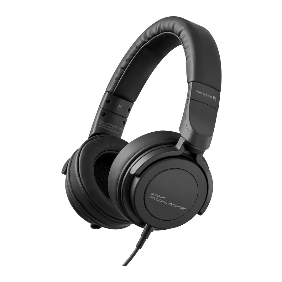 Beyerdynamic DT 240 PRO Produktinformation