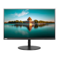 Lenovo ThinkVision T24i-19 Bedienungsanleitung