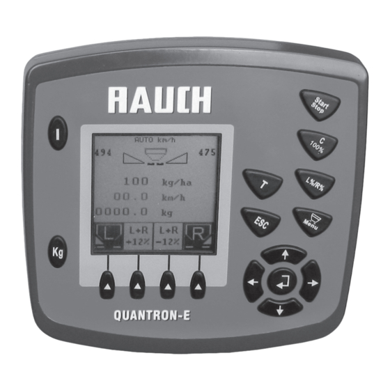Rauch QUANTRON-E Betriebsanleitung