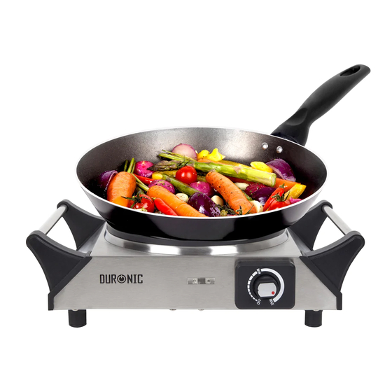 Duronic HP1 Hot Plate Handbücher