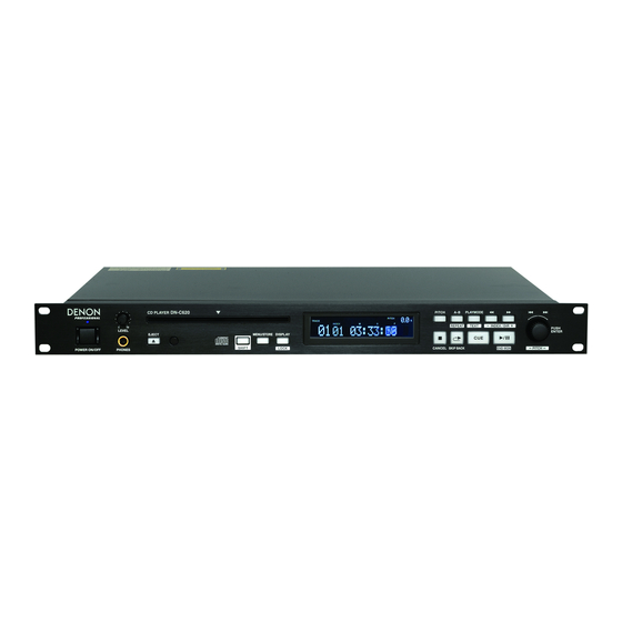 Denon DN-C260 Handbuch