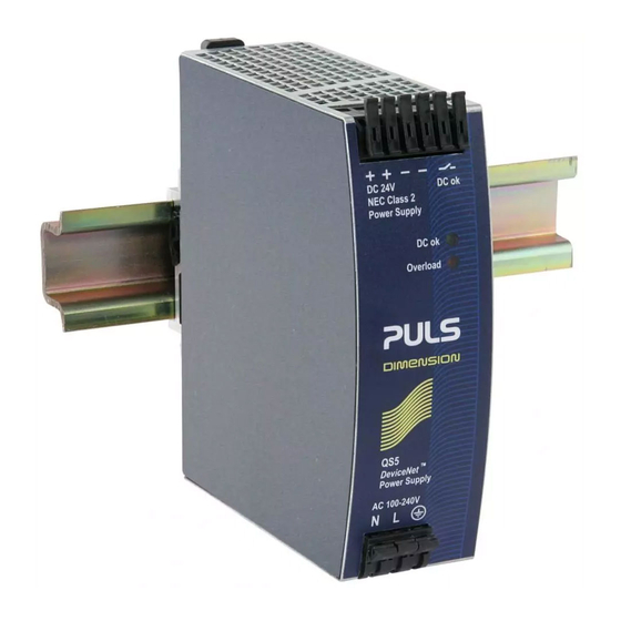 PULS QS5.DNET Installationsanleitung