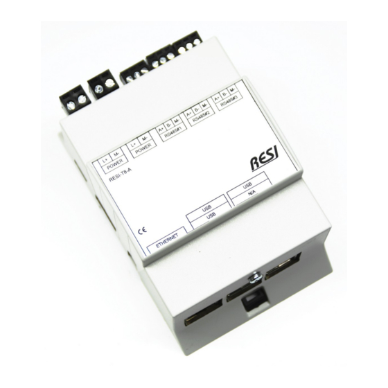 Resi -T8-D-CS Bedienungsanleitung
