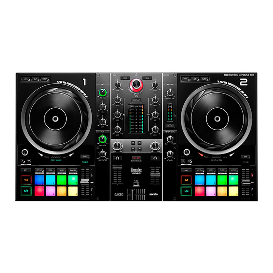 Hercules DJCONTROL INPULSE 500 Bedienungsanleitung