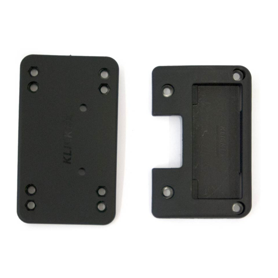 Rixen & Kaul Klickfix BAGGY PLATTE Montageanleitung