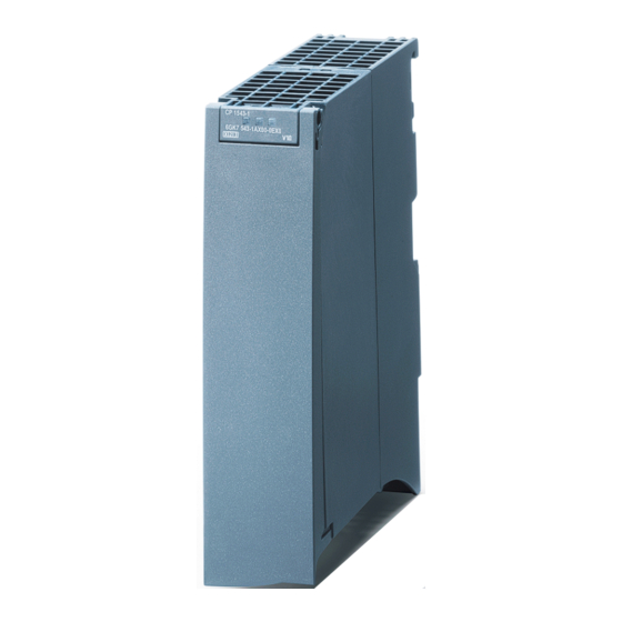 Siemens CP 1543-1 Betriebsanleitung
