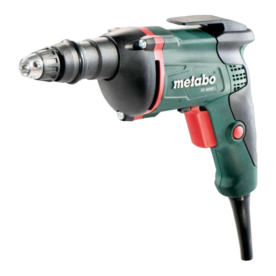 Metabo SE 2500 Handbücher