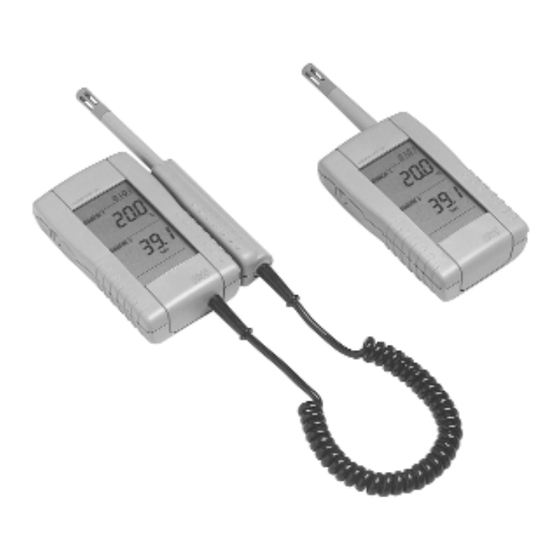 E+E Elektronik HUMIPORT 10 Bedienungsanleitung