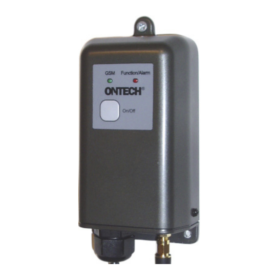 Ontech GSM 9025 Schnellstartanleitung