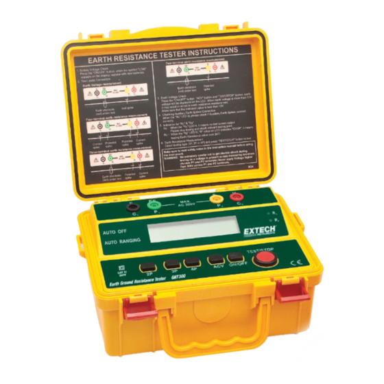 Extech Instruments GRT300 Gebrauchsanweisung