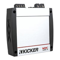 Kicker KX Serie Benutzerhandbuch