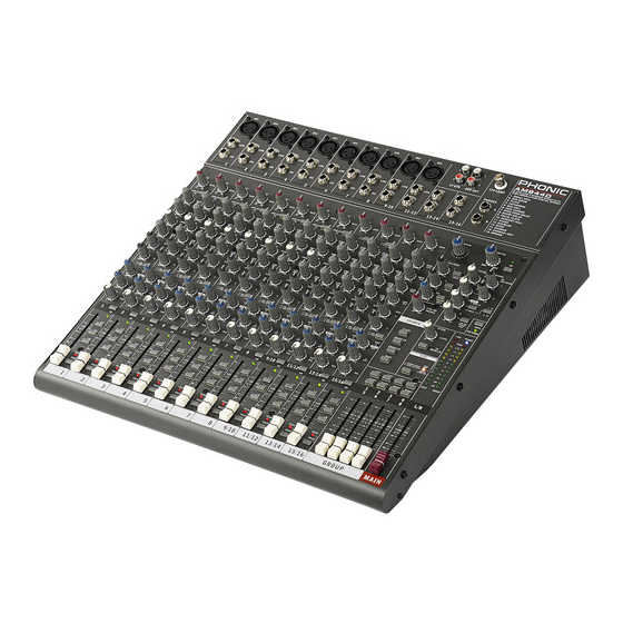 Phonic AM844D Bedienungsanleitung