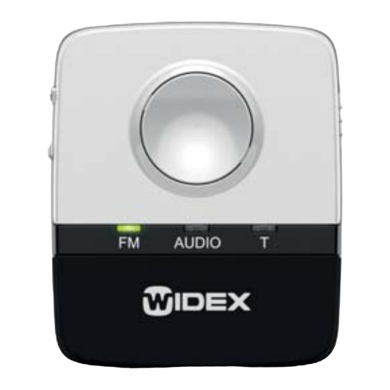 Widex FM+DEX Bedienungsanleitung