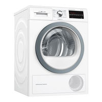 Bosch WTW854W1 Gebrauchs- Und Aufstellanleitung