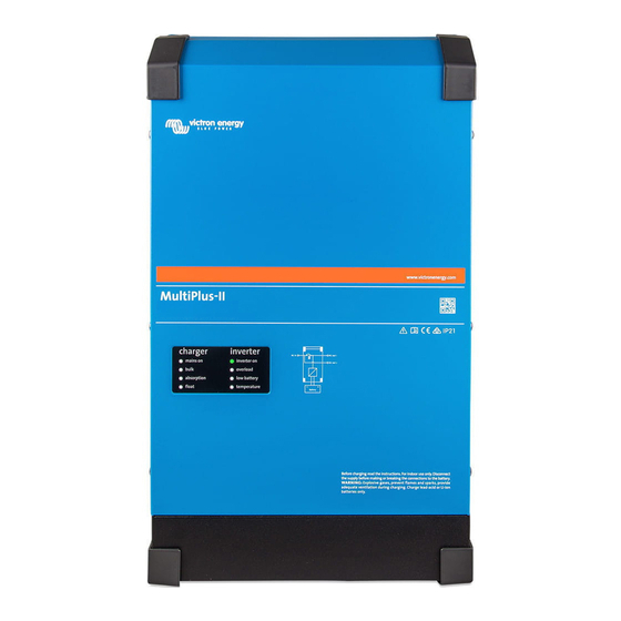Victron energy MultiPlus 12 1600 70 230V Bedienungsanleitung