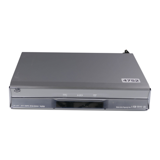 JVC DR-MX1S Bedienungsanleitung
