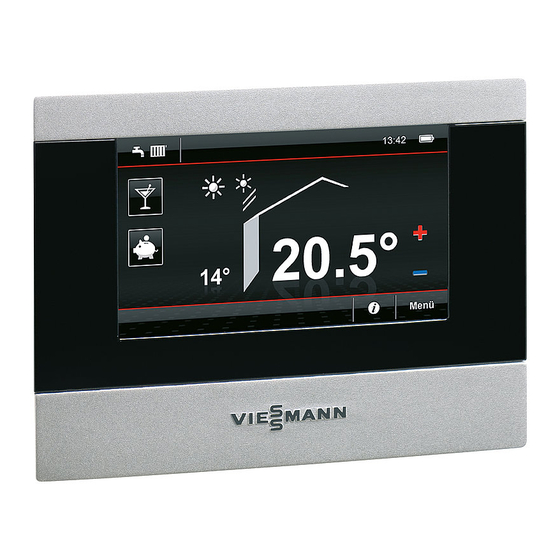 Viessmann Vitotrol 300 RF Montage- Und Serviceanleitung