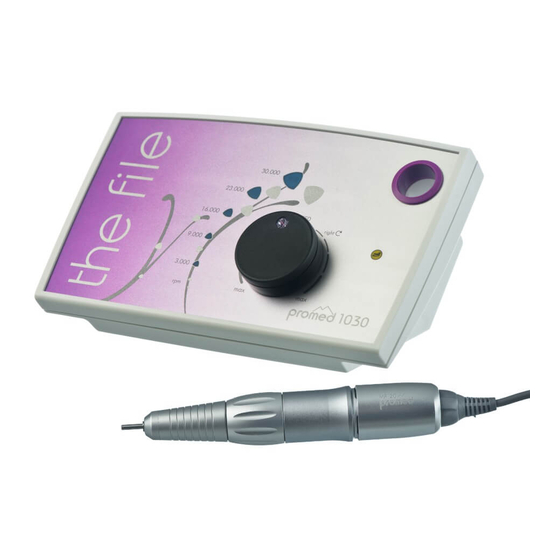 ProMed 1030 Gebrauchsanleitung